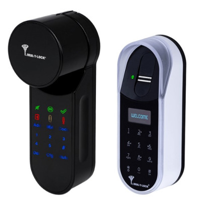 Smart замок MUL-T-LOCK ENTR Black (доступ за відбитком пальця + код)