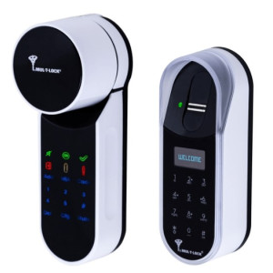 Smart замок MUL-T-LOCK ENTR White (доступ за відбитком пальця + код)
