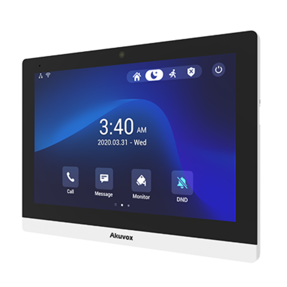 Wi-Fi SIP-відеодомофон 10" Akuvox C319A домофон з камерою White