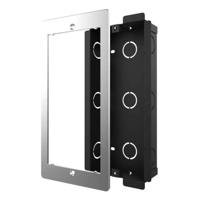 Комплект для врізного монтажу Akuvox R20K/R20B Black