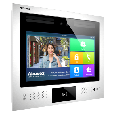 2 МП IP-багатоабонентська панель виклику Akuvox X916S на Android, з розпізнаванням обличчя
