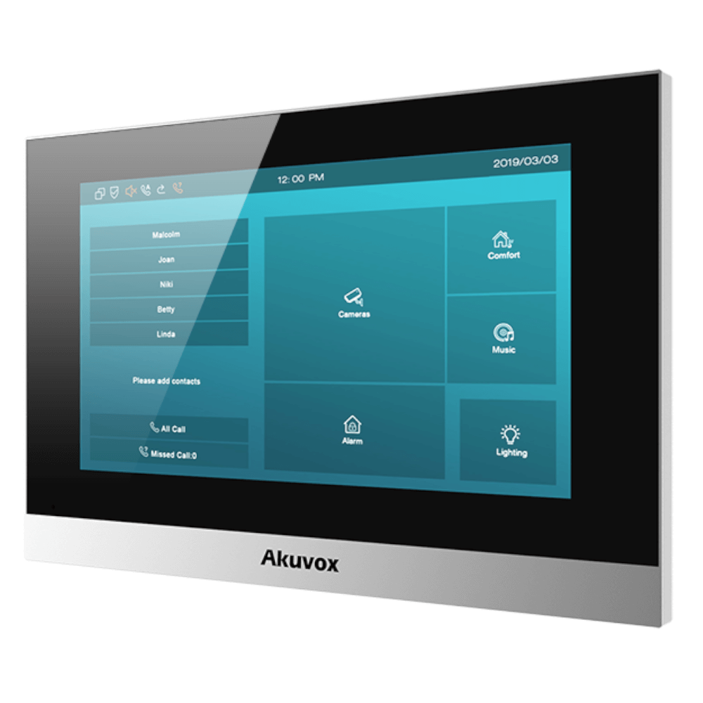 SIP-відеодомофон 7" Akuvox C313N Silver