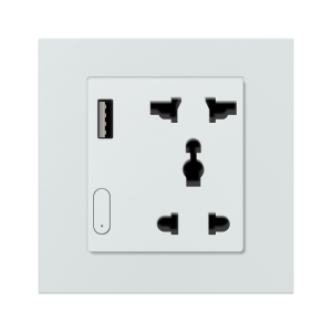 ZigBee умная розетка с USB Akubela (белая)