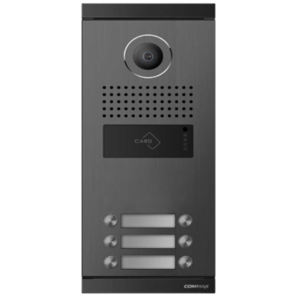 Відеопанель Commax DRC-6ML/RF1 6-абонентська з Mifare-зчитувачем 