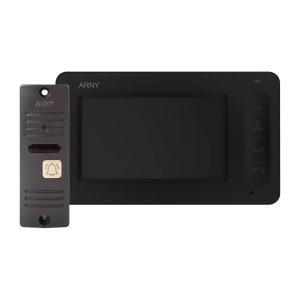 Комплект відеодомофона ARNY AVD-4005 (AVD-405 + AVP-05 (v.2)) Black + Brown