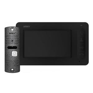 Комплект відеодомофона ARNY AVD-4005 (AVD-405 + AVP-05 (v.2)) Black + Gray