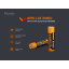 Акумулятор 18650 Fenix (3400 mAh) micro usb зарядка (ARB-L18-3400U)