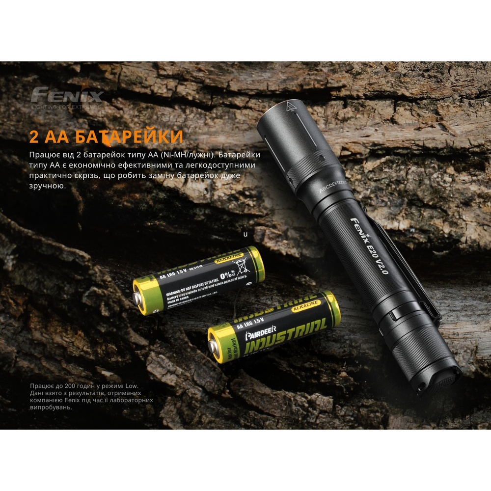 Ліхтар Fenix E20 V2. 0