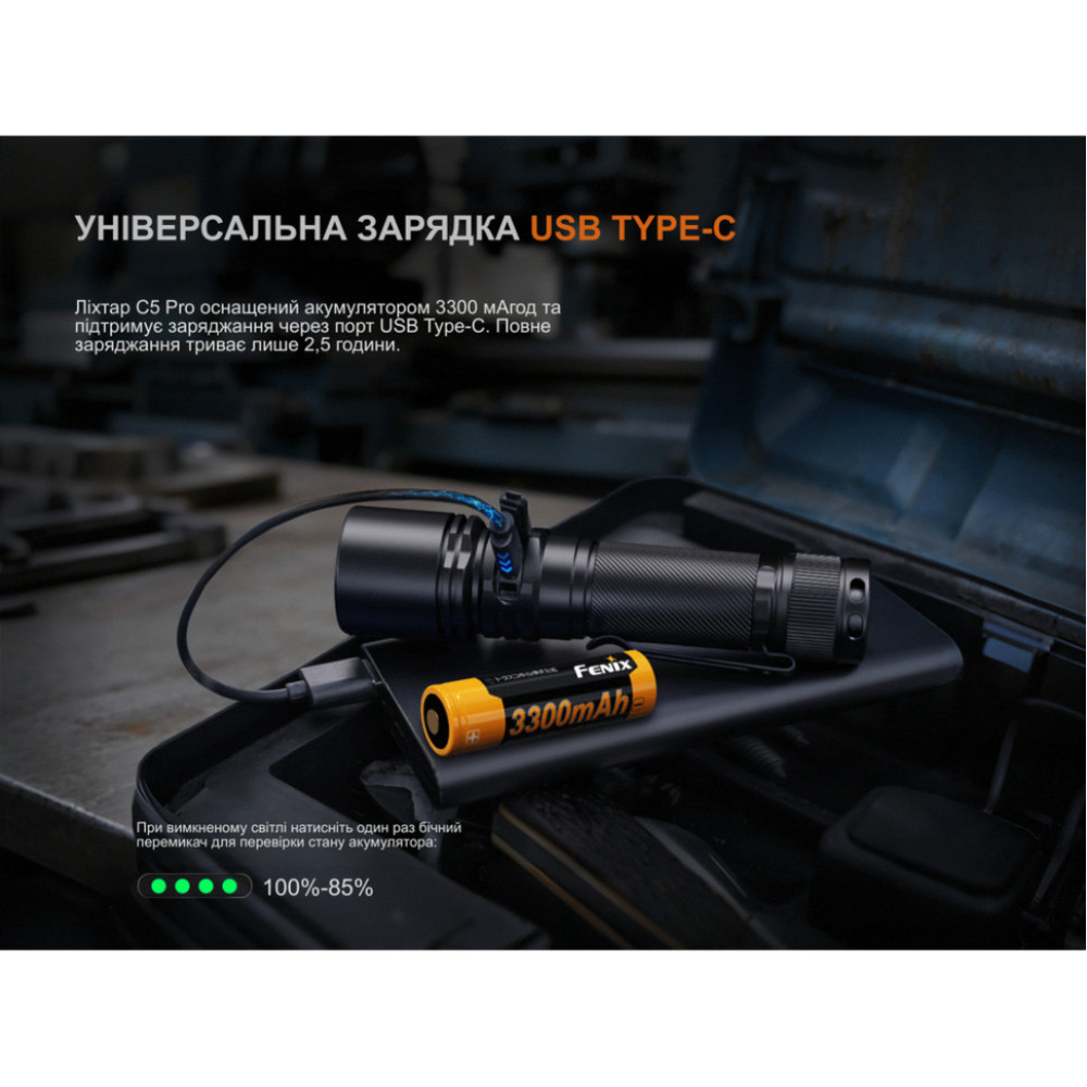 Ліхтар ручний Fenix C5 Pro (C5Pro)