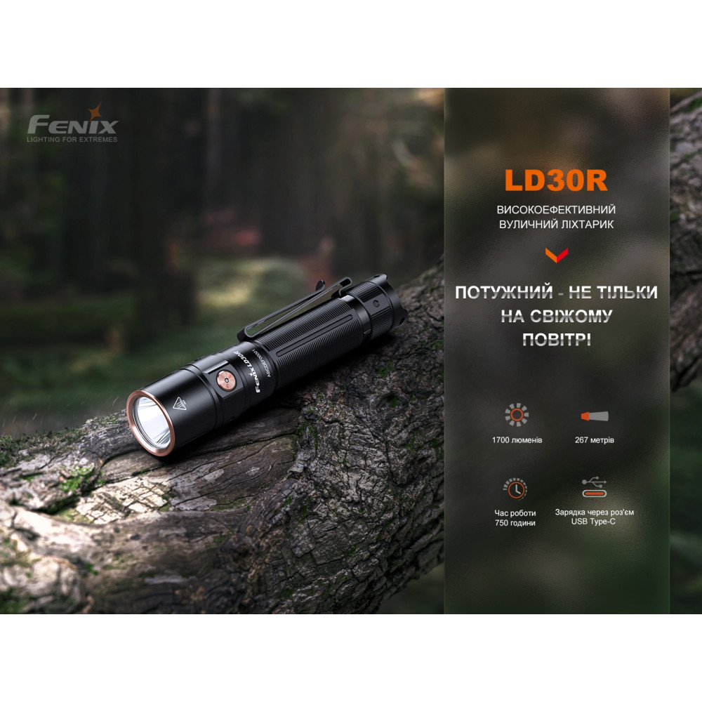 Фонарь ручной Fenix ​​LD30R