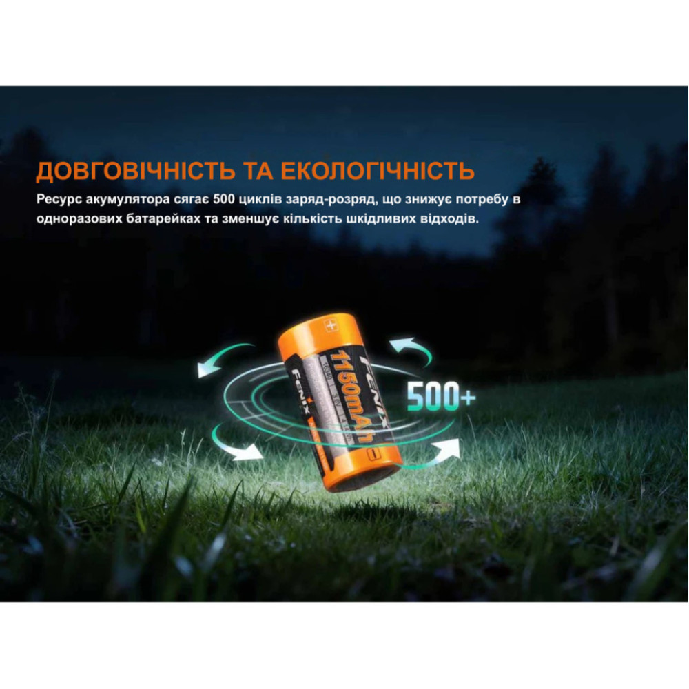 Акумулятор 16340 Fenix (1150 mAh) (ARB-L16-1150P)