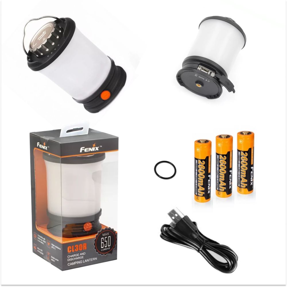 Фонарь кемпинговый Fenix ​​CL30R черный