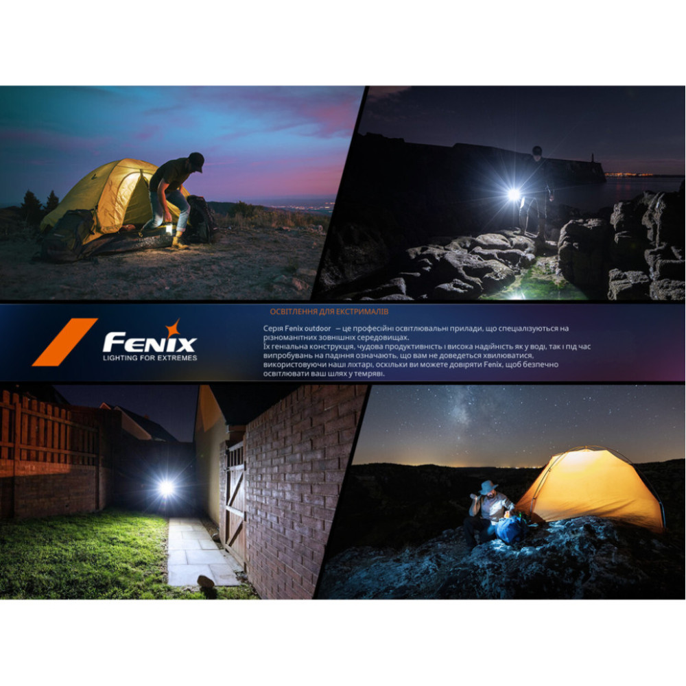 Ліхтар кемпінговий Fenix CL22R темно-зелений