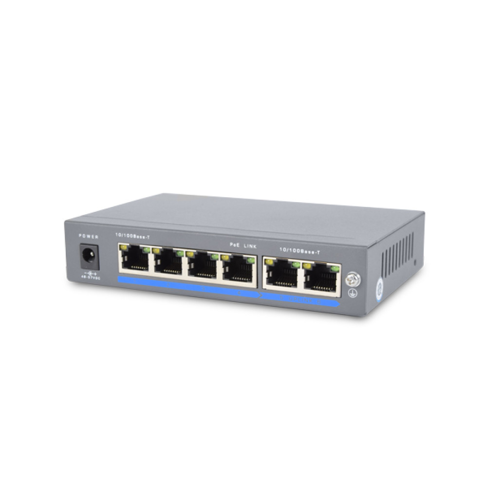 4-портовий PoE комутатор Atis PoE-1006-4P/250m некерований