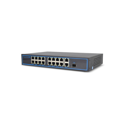 16-портовый коммутатор Atis PoE-1018-16P-1S/250m неуправляемый