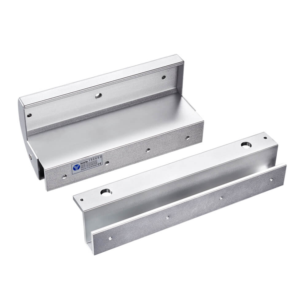 Кронштейн Yli Electronic MBK-280NGZ для крепления соответствующей планки на стеклянную дверь без рамы.