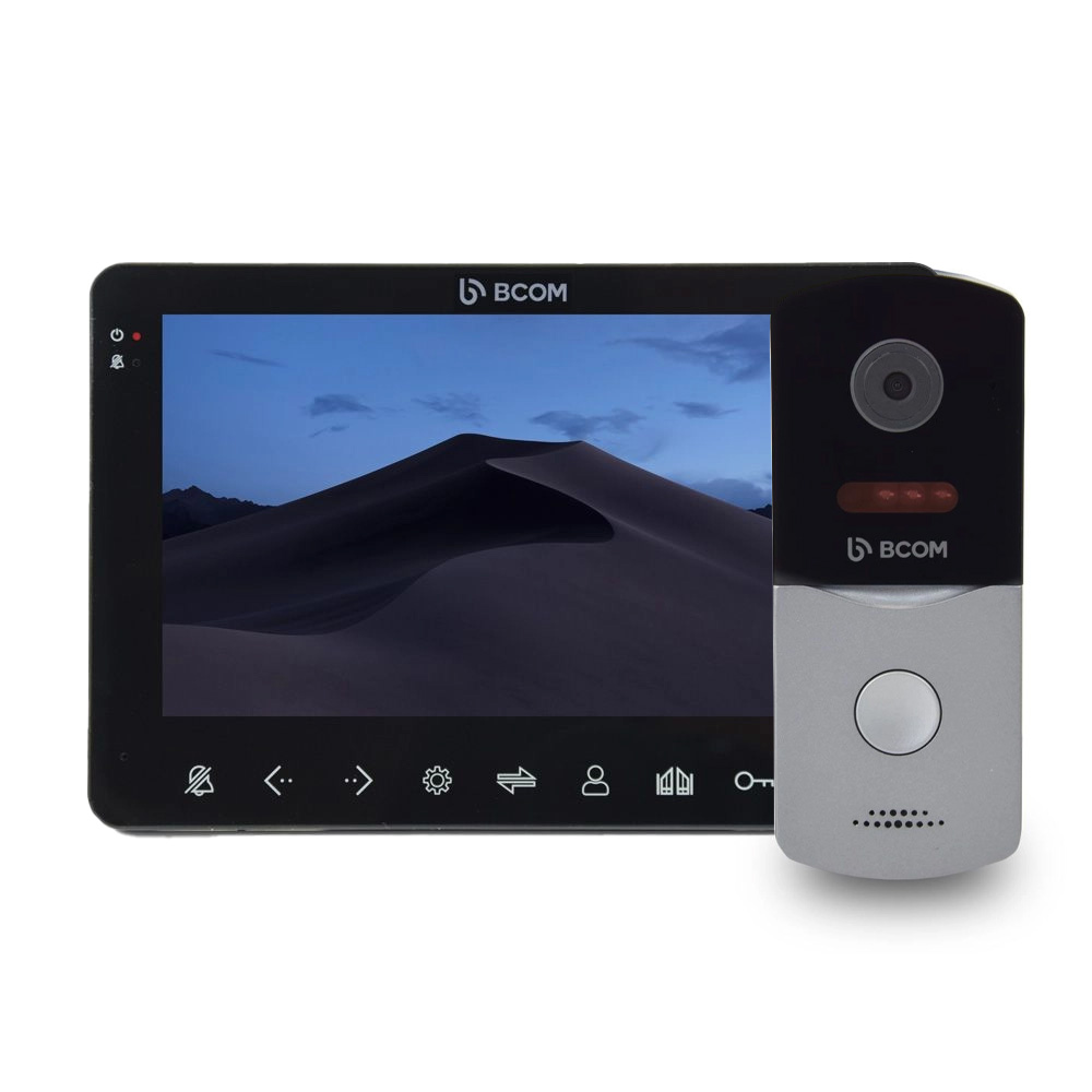 Комплект відеодомофона BCOM BD-780FHD Black + BT-390FHD