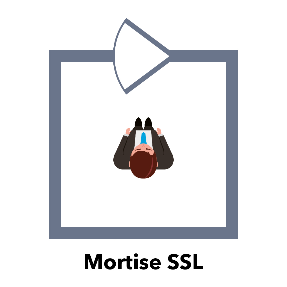 Электроригельный замок Atis Lock Mortise SS-L врезной
