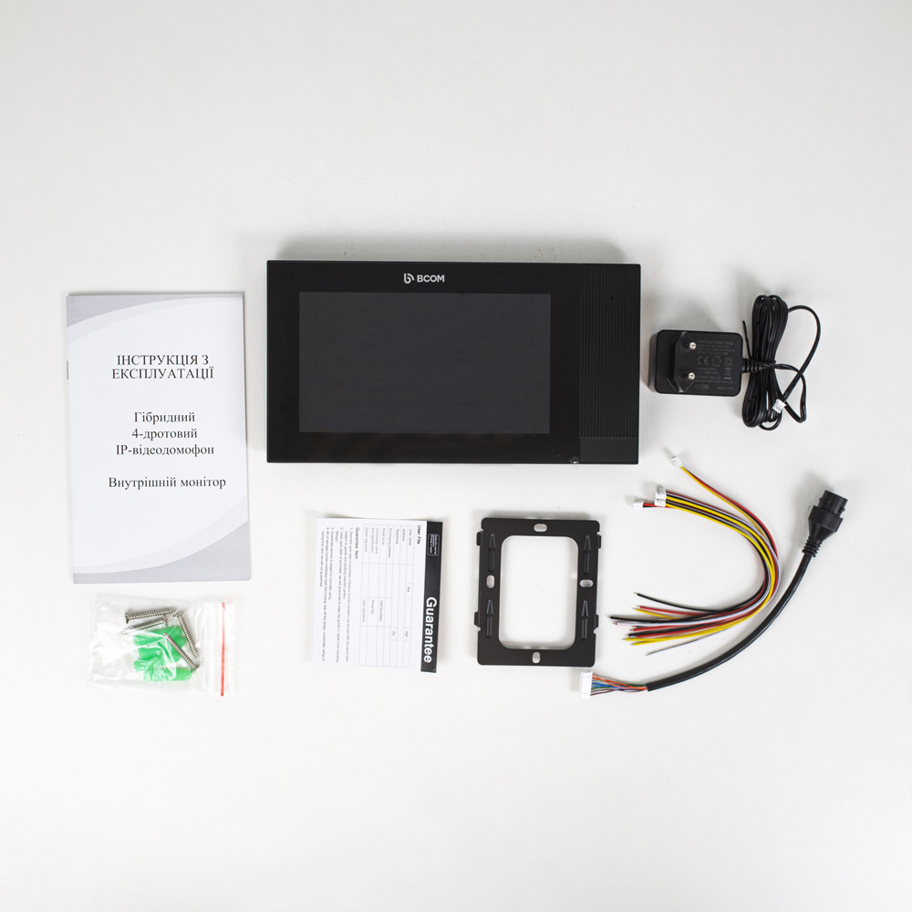 Wi-Fi відеодомофон BCOM BD-970 H/T Black з підтримкою Tuya Smart
