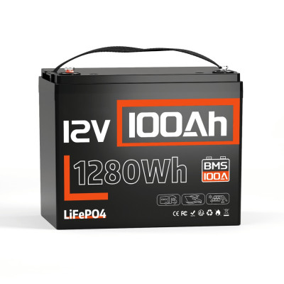 Аккумулятор LiFePO4 Humsienk HS12V100AH10 12.8В 100А·ч с Bluetooth