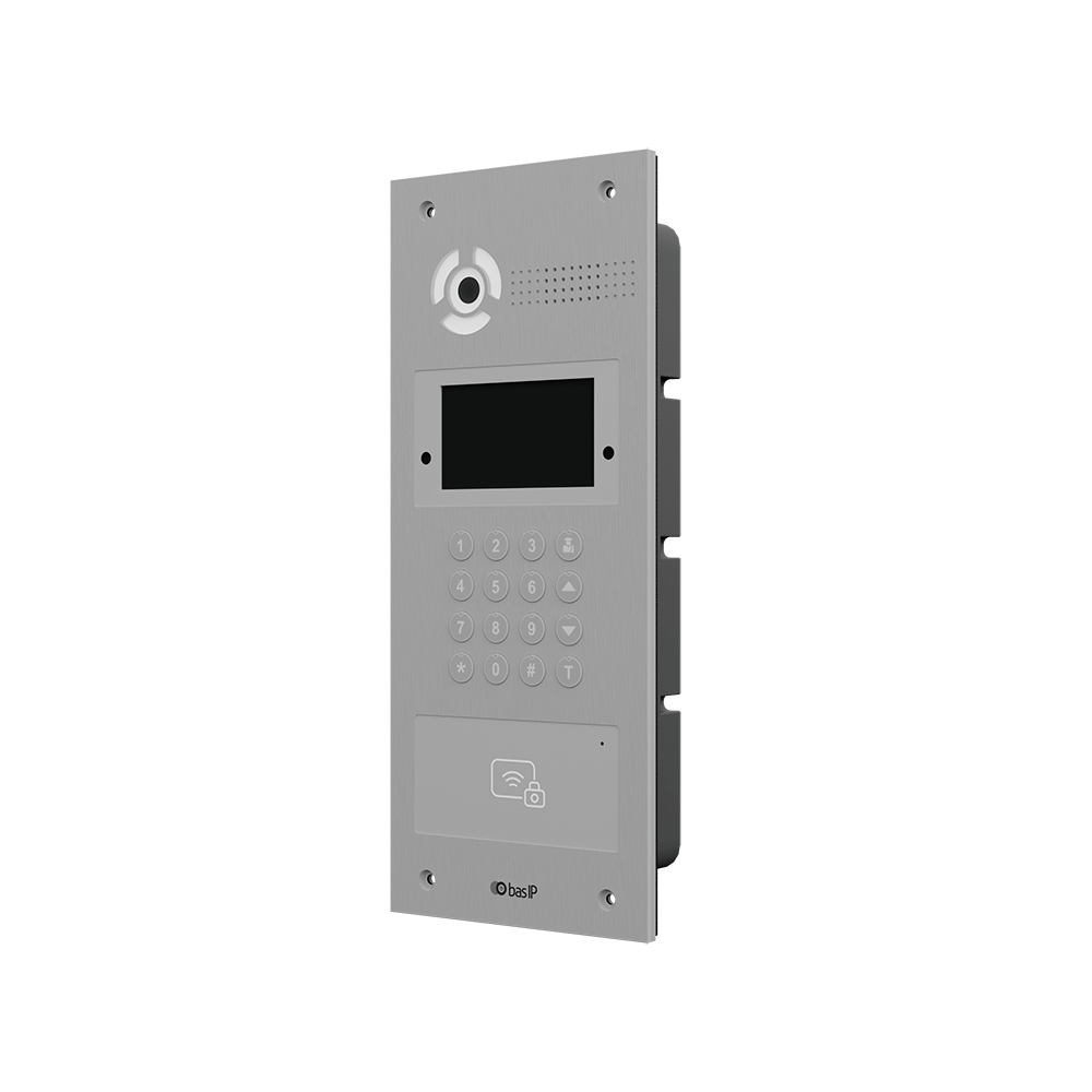 Вызывная IP-видеопанель Bas-IP AA-07BD silver многоабонентская