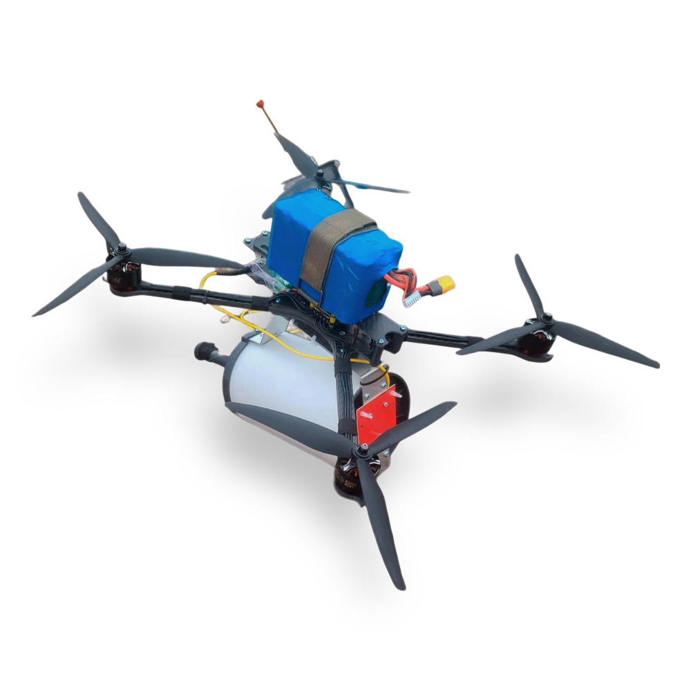 FPV Дрон 10 дюймов Амага 10 оптика на оптоволокне 10 км, с дневной камерой