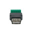 Роз'єм Atis USB під затискач (female)