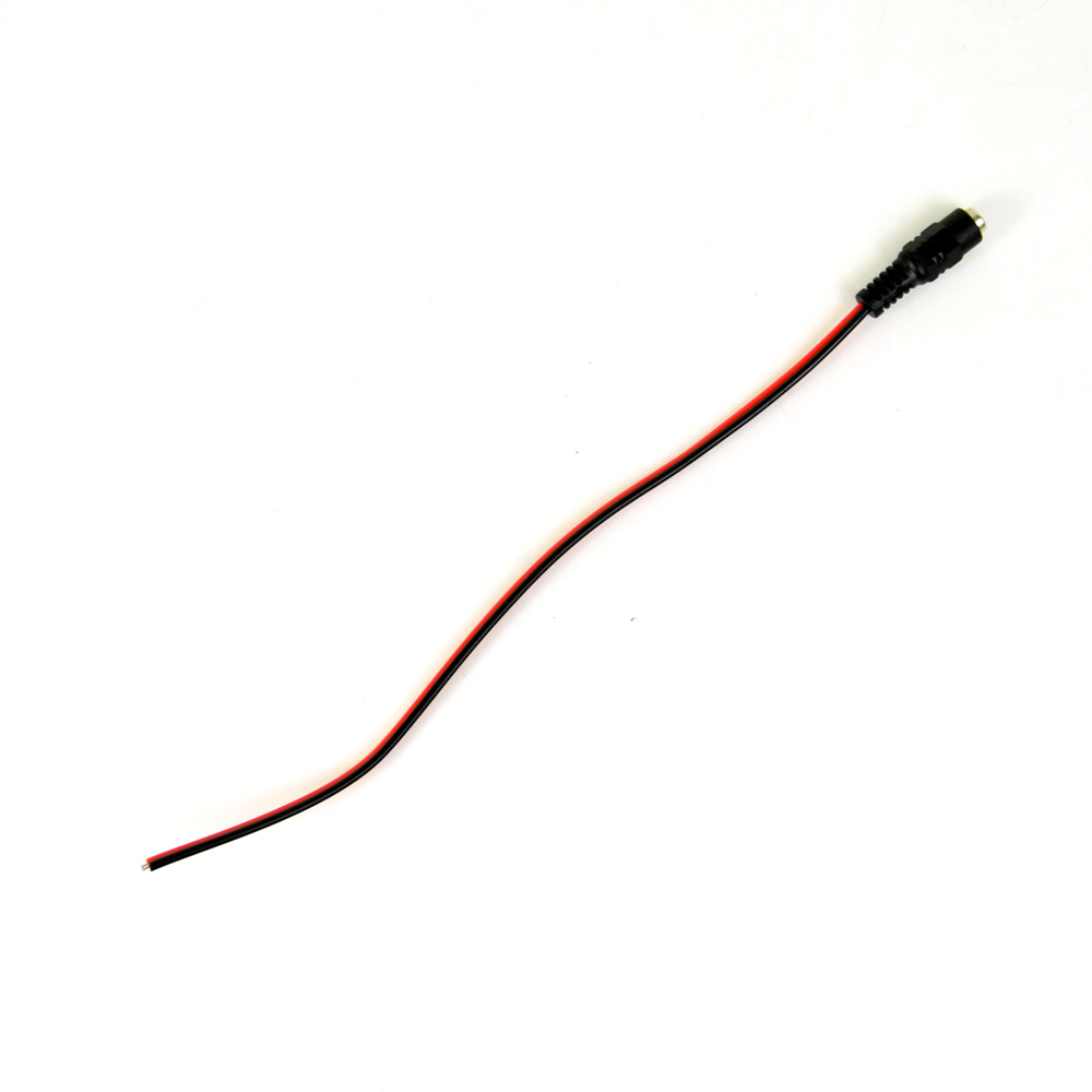 Роз'єм Nobrand живлення (мама, female) Power jack 2.1*5.5mm з дротом 20 см