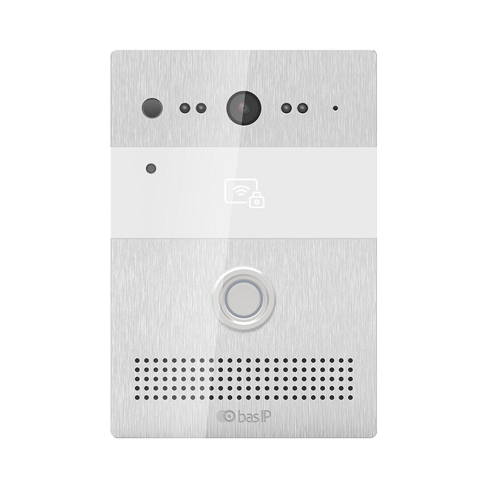 Вызывная IP-видеопанель BAS-IP AV-07B silver 