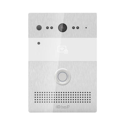 Вызывная IP-видеопанель BAS-IP AV-07B silver 