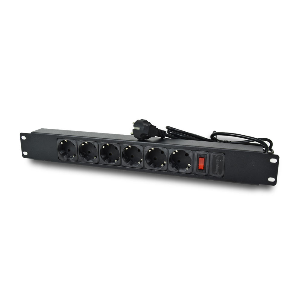 Комплект: Шкаф серверный SteelNet 7U 600 x 400 черный + Блок розеток 1U 19" на 6 розеток с выключателем + Организатор кабеля перфорированный с крышкой 19" + Полка консольная CMS UA-SHC300G + Полка консольная CMS UA-SHC30