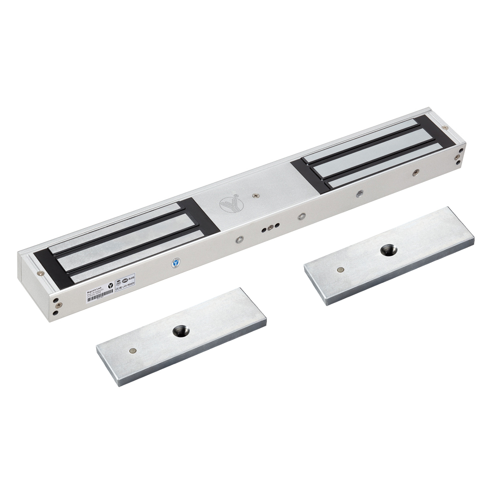 Електромагнітний замок Yli Electronic YM-750ND(LED) для двостулкових дверей