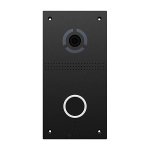 Вызывная IP-видеопанель Bas-IP AV-05FD black с бесконтактной кнопкой вызова