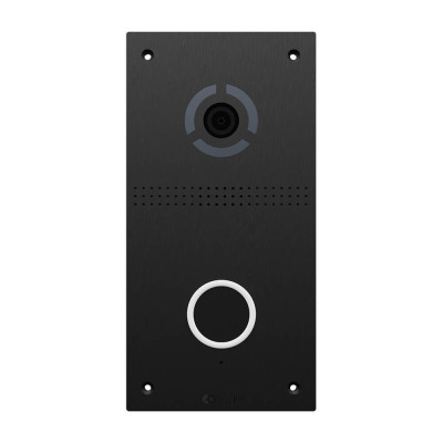 Вызывная IP-видеопанель Bas-IP AV-05FD black с бесконтактной кнопкой вызова