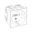 Розетка с заземлением и шторками OBO Bettermann STD-DOK SR01 modul 45 250В 16A красная