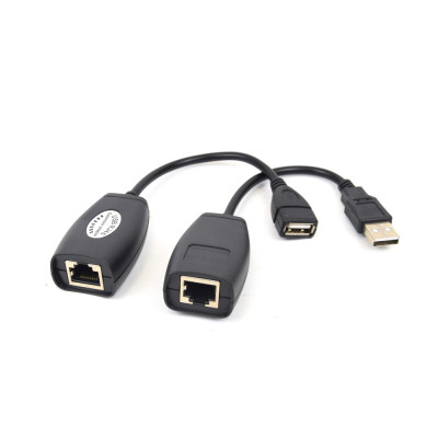 Приймач-передавач відеосигналу Atis USB to RJ45 на 45 м пасивний