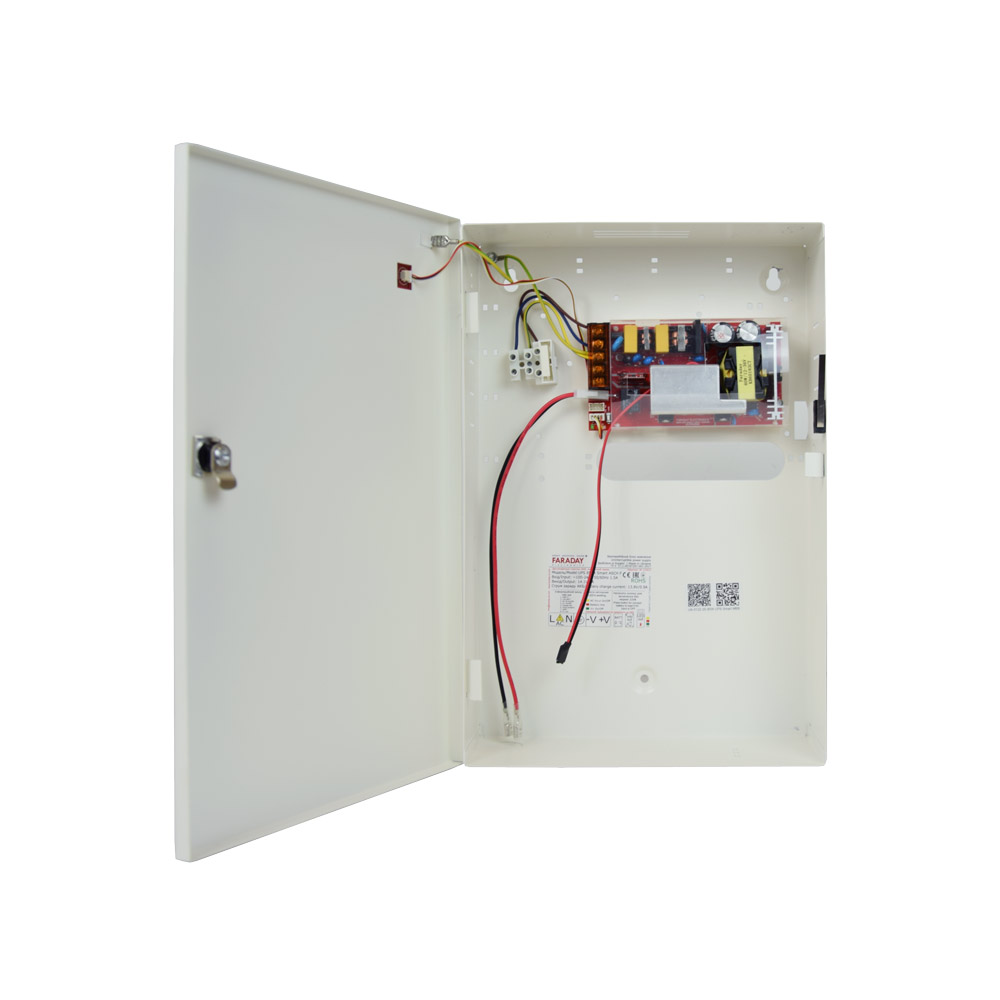 Безперебійний блок живлення Faraday Electronics UPS 85W Smart ASCH MBB 12 В під акумулятор 12-18А/г в металевому боксі