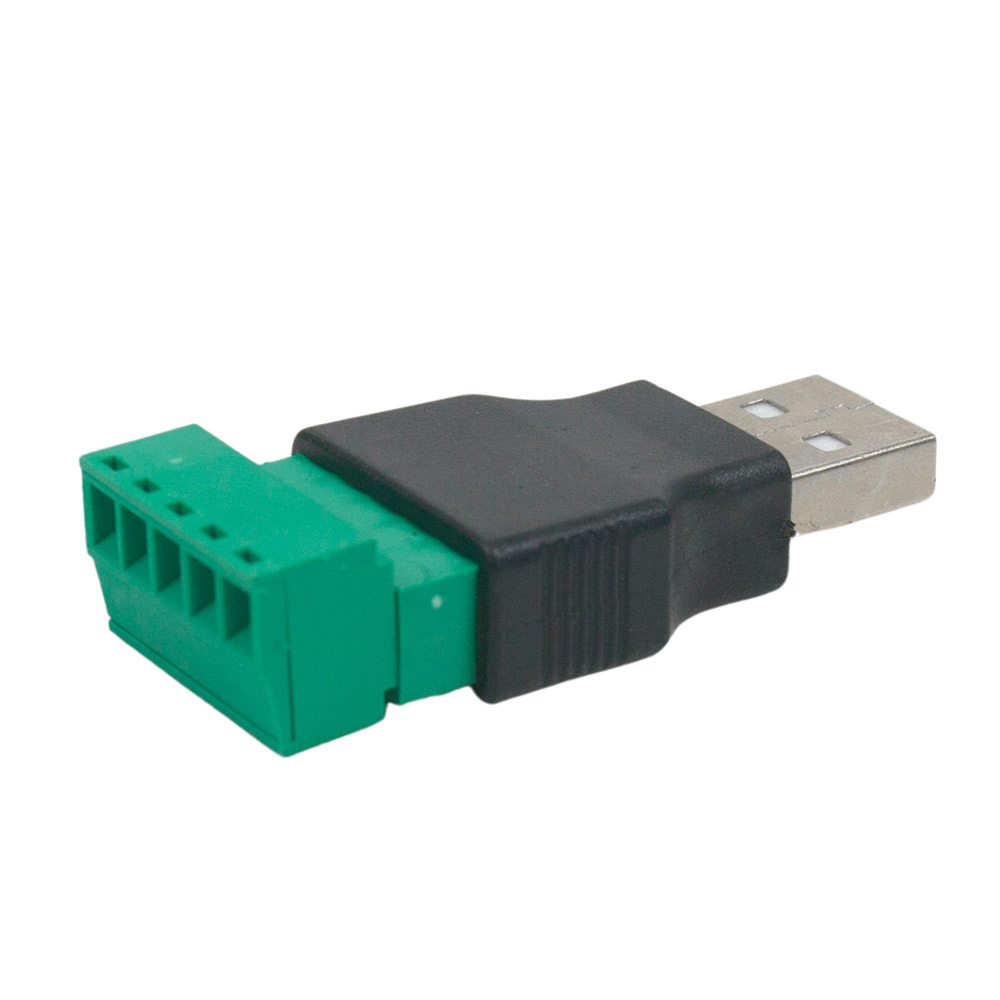 Разъем Atis USB под зажим (male)