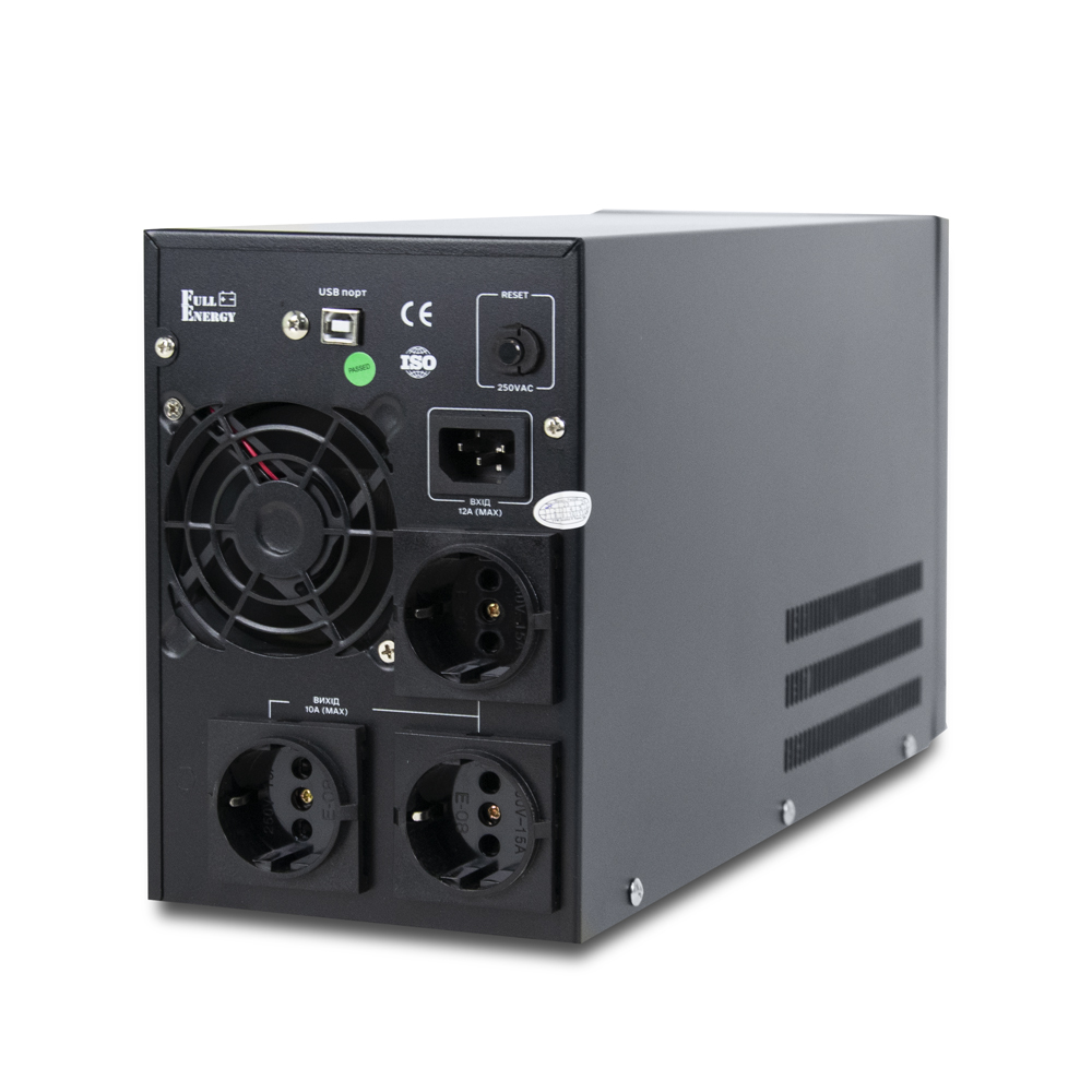 Автономне ДБЖ Full Energy BBGP-220/30Pro 2000 ВА/1600 Вт online з РК-дисплеєм і правильною синусоїдою