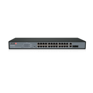 24-портовий PoE-комутатор Provision-ISR PoES-24370C+2Combo некерований
