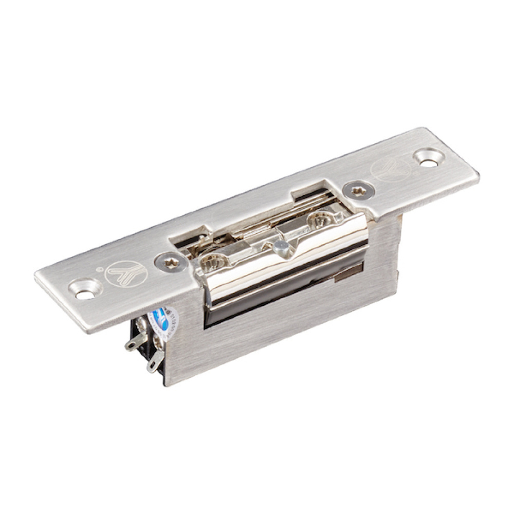 Электрозащелка Yli Electronic YS-134E (power open) с короткой планкой