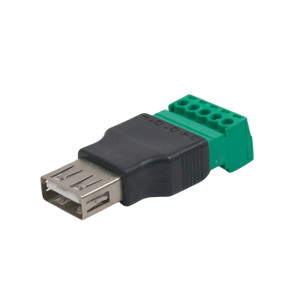 Разъем Atis USB под зажим (female)