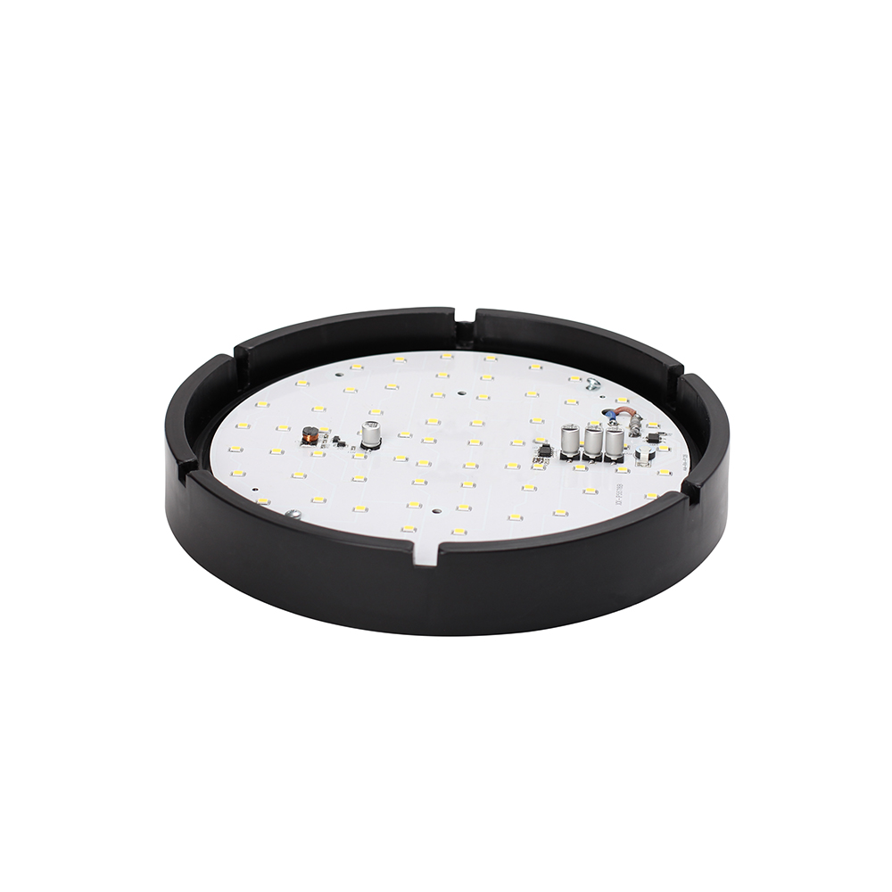 Светильник ERKA 1065D.i LED-ВІаск-В 12W 4200K Е27 IP65 с датчиком движения черный/белый