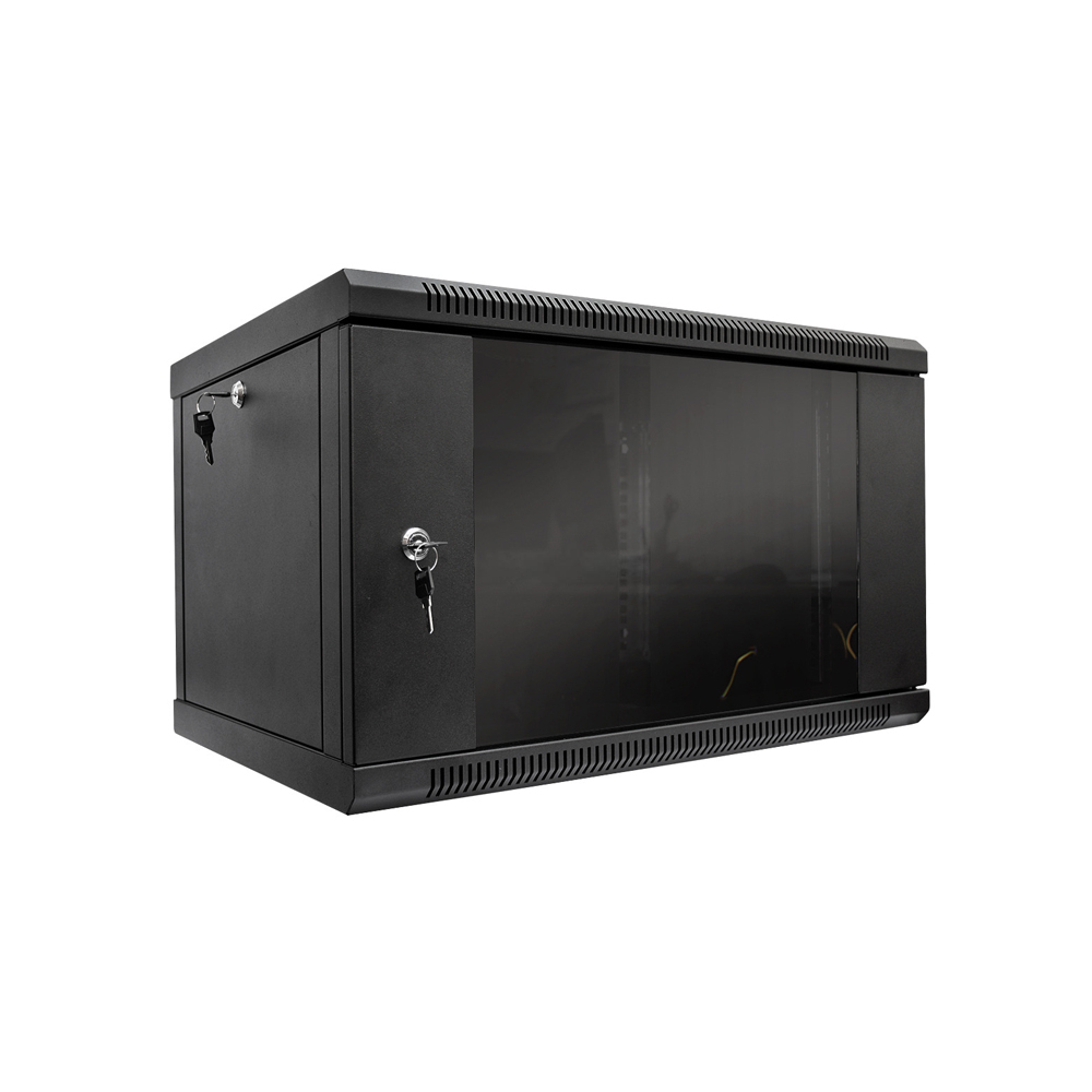 Комплект: Шкаф серверный SteelNet 7U 600 x 400 черный + Блок розеток 1U 19" на 6 розеток с выключателем + Организатор кабеля перфорированный с крышкой 19" + Полка консольная CMS UA-SHC300G + Полка консольная CMS UA-SHC30