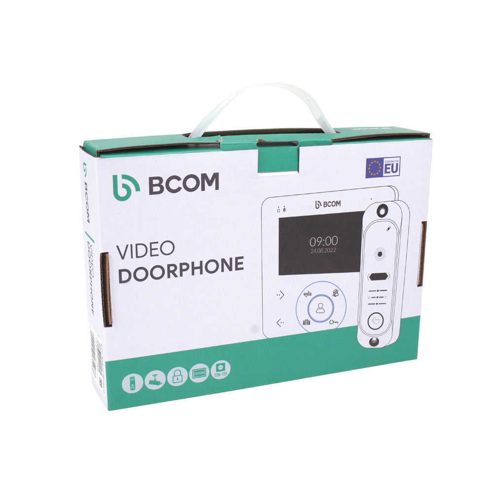 Комплект відеодомофона BCOM BD-480 Black Kit + Atis Lock