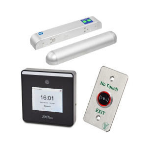 Система контролю доступу: термінал ZKTeco Horus TL1, замком YB-500H(LED), кнопка Yli Electronic ISK-841B