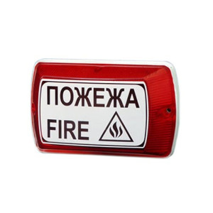 Оповіщувач вибухозахищений СенКо Тортіла С-05С-12/24 Ех світлозвуковий з таблом дротовий