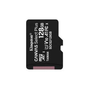 Карта пам'яті microSDXC Kingston 128 GB Canvas Select Plus Class 10 UHS-I U1 V10 A1 (SDCS2/128GBSP)