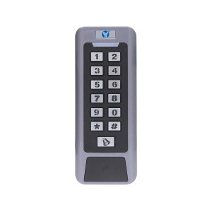 Кодова клавіатура Yli Electronic YK-768A з вбудованим зчитувачем карт/брелоків