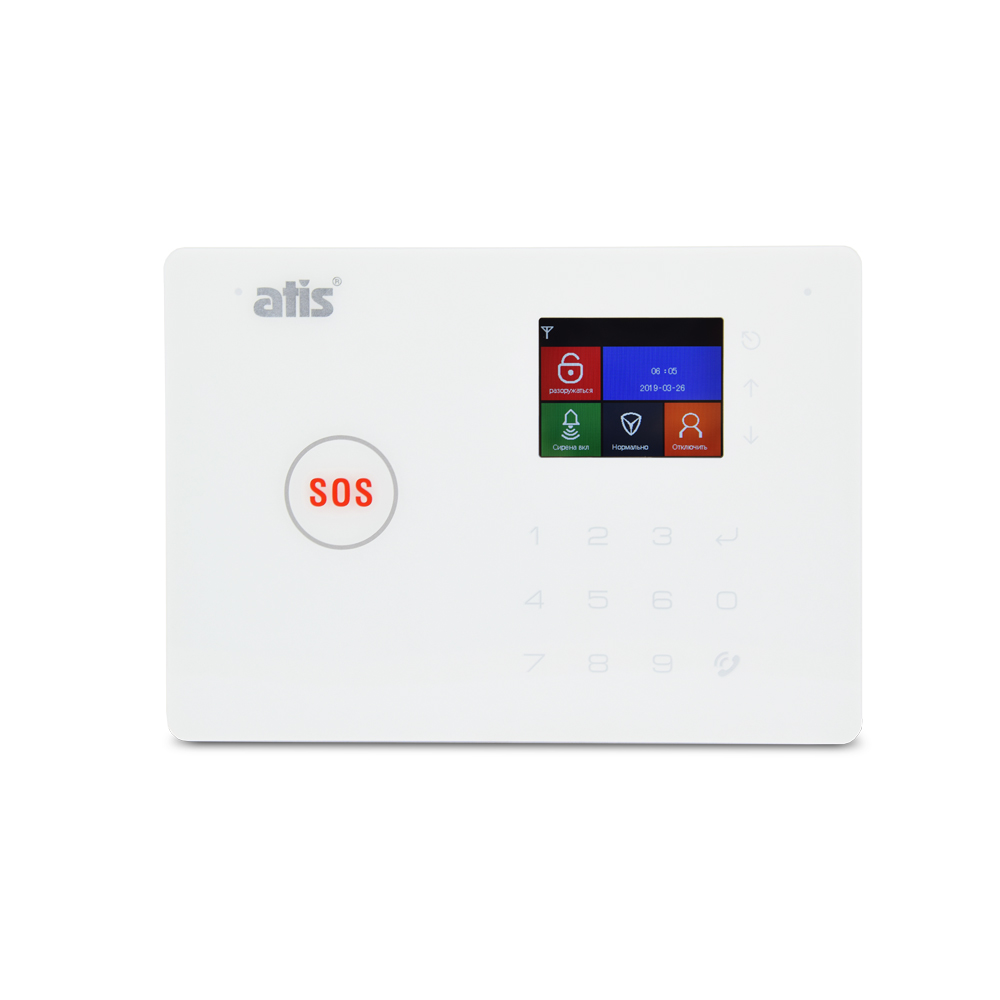 Комплект бездротової сигналізації Atis Kit GSM+WiFi 130T з підтримкою застосунку Tuya Smart